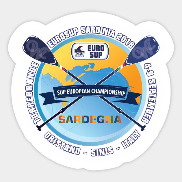 Official EuroSUP Sardinia 2018 Sticker by oristanoeventi